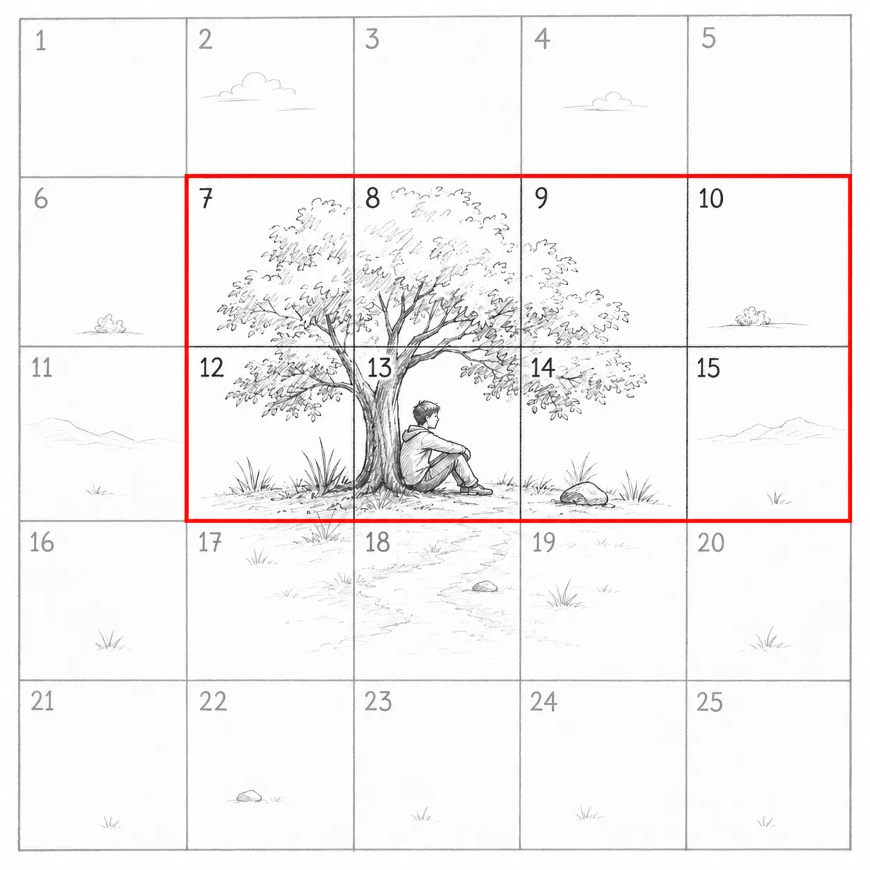 Wide mobile header crop example